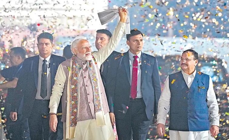 NDA Strorm Victory in Bihar assembly elections 2025