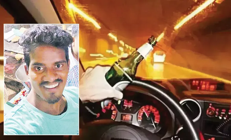 Karimnagar drunken drive incident