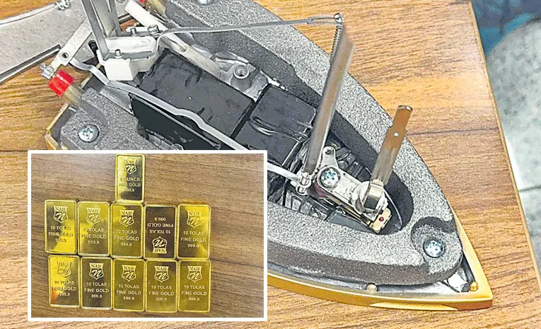DRI Officials Intercept Gold Smuggling Bid at Hyderabad Airport