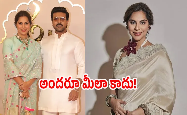 Netizens questioned upasana konidela about her advice to youngers