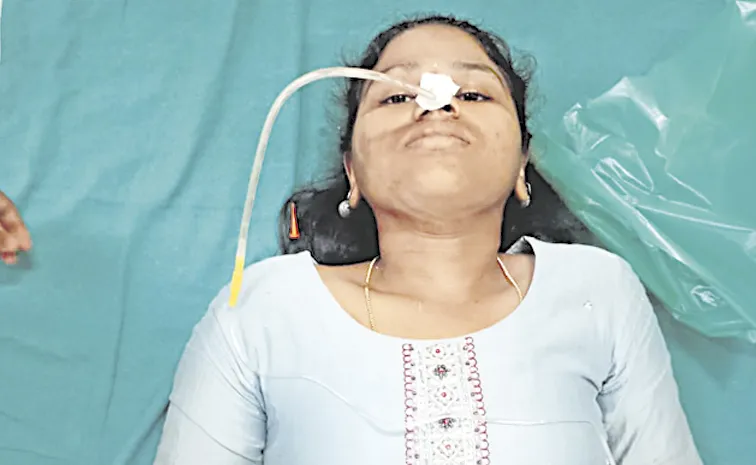 Woman Attempts Suicide in Chittoor Collectorate