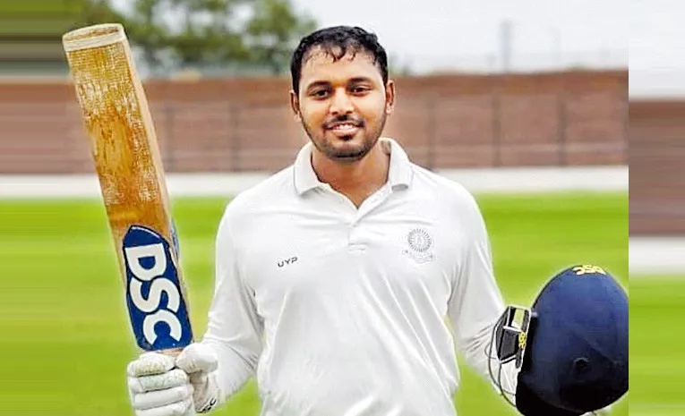 Abhishek Reddy scores a century in match against Jharkhand