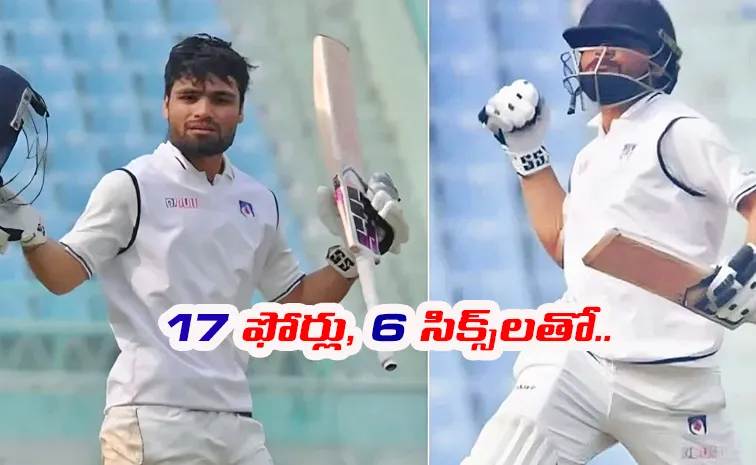 Rinku singh Scores 176 In Ranji Trophy To Help Uttar Pradesh Take 1st Innings Lead