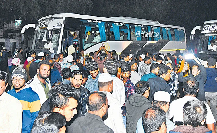 34 family members of victims and four officials to Medina