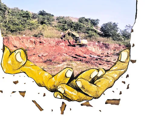 గుట్టలను మింగేస్తున్నారు..