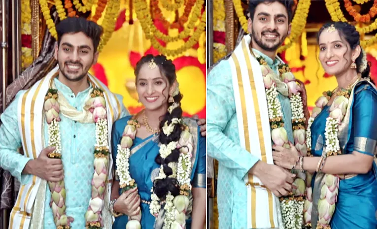   IAS officers Sripooja and Aditya Varma married in Visakhapatnam 