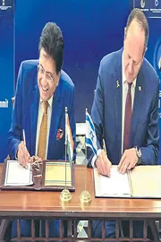 India and Israel sign terms of reference to guide free trade agreements