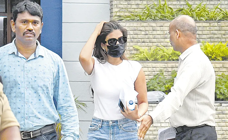 Actress Nidhhi Agarwal Appears Before CID In Online Betting Games Case