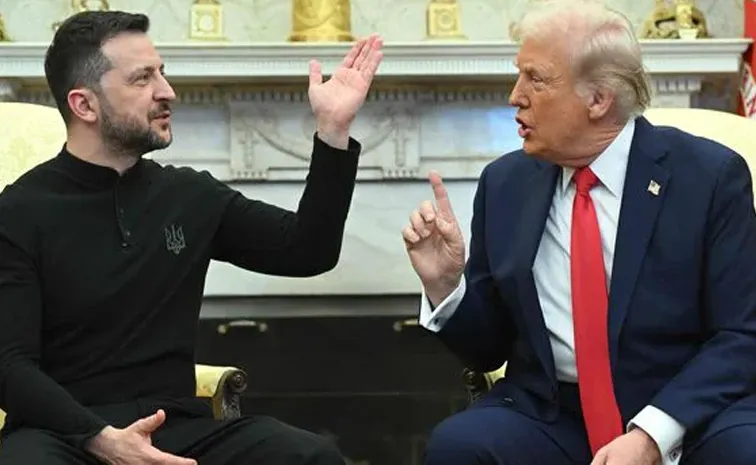 Ukraine Volodymyr Zelensky Tension Over Trump Proposals
