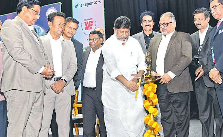 Deputy CM Bhatti at the Diamond Jubilee Celebration of Jawaharlal Nehru Technological University