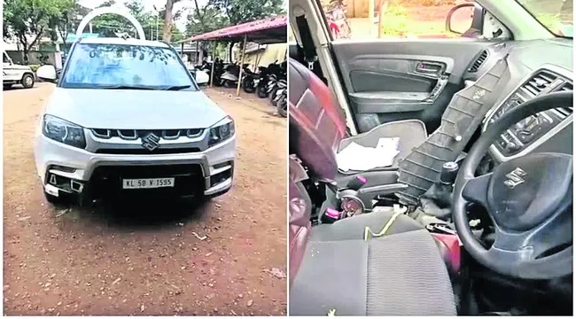 కారును అడ్డగించి 1.2 కేజీల పసిడి దోపిడీ