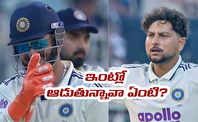 Rishabh Pant fumes at Kuldeep Yadav as timer nears zero