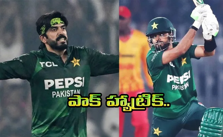 Babar azam 74, Tariq hat-trick take Pakistan into final Tri seires