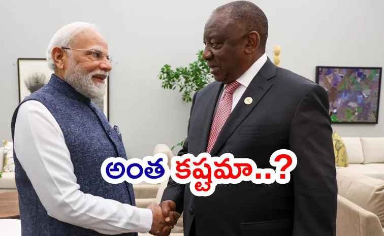 Should ve Told Us Hosting G20 Is Difficult SA President To PM Modi