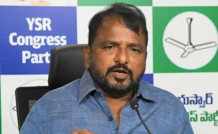 YSRCP Leader Sake Sailajanath Slams Chandrababu Over Farmers Troubles