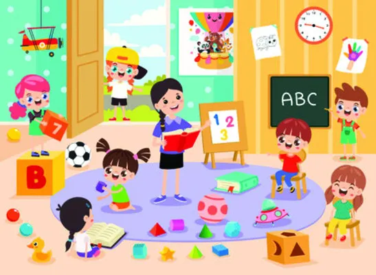 ఆటాపాటలతో ఓనమాలు