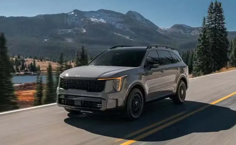 Kia Sorento 7 Seater SUV Snapped Testing In India Automobile