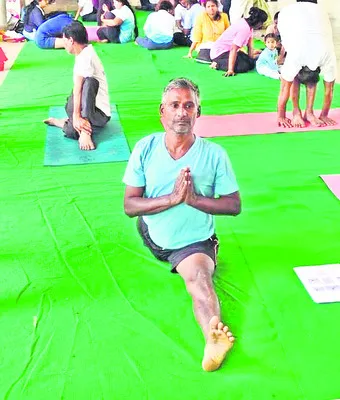 జాతీయ స్థాయి  యోగా పోటీలకు ఎంపిక