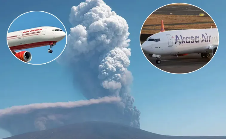 Ethiopia volcano eruption Air India Akasa Air cancel flights on dgca note
