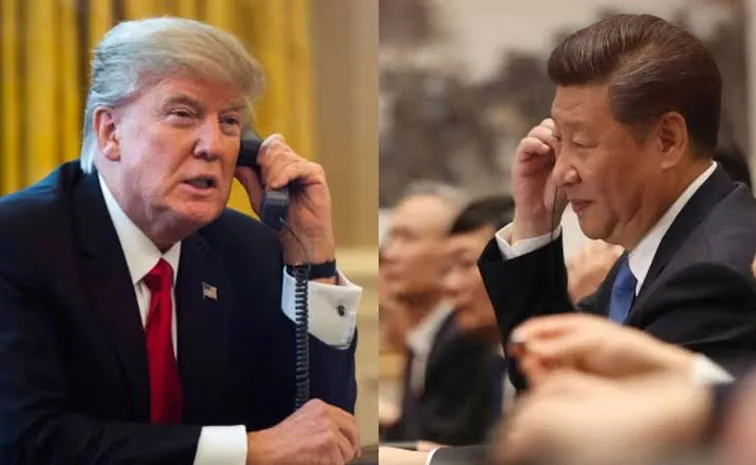 USA President Trump and China top leader Xi Jinping held a phone call 