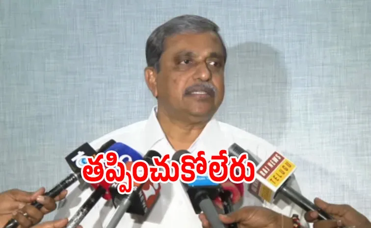 YSRCP Co-Ordinator Sajjala Takes On Chandrababu Naidu