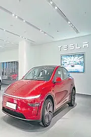Tesla Opens Its First All in one Tesla Centre in Gurugram