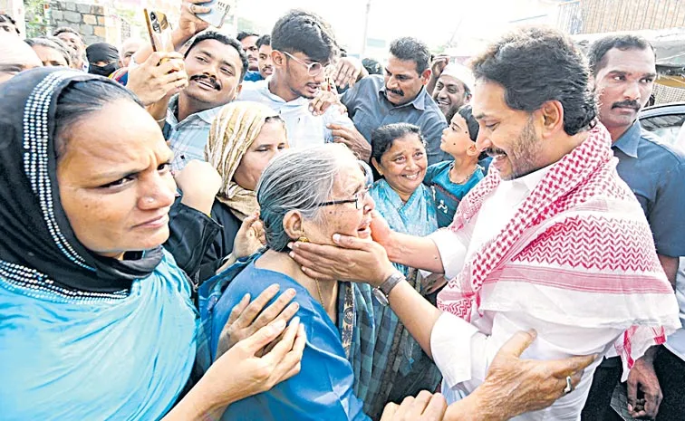 Pulivendula Tour: People Give Grand Welcome To Ys Jagan