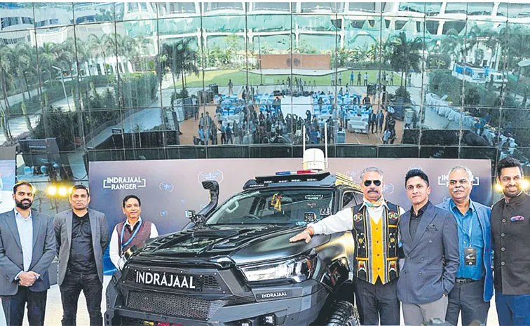 AI powered anti drone surveillance vehicle