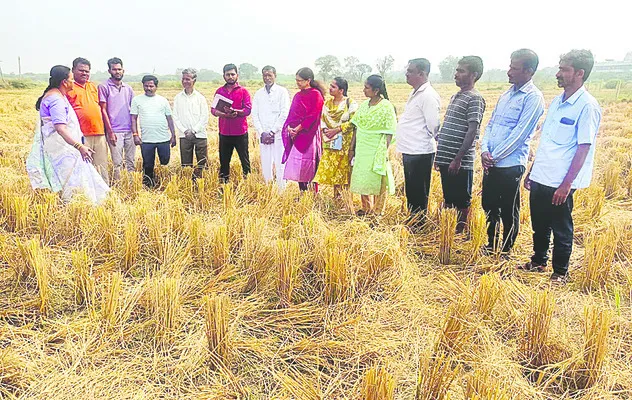 పంట పొలాల్లో వ్యర్థాలను కాల్చొద్దు 