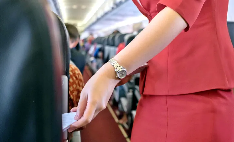 Passenger misbehaves with air hostess on flight