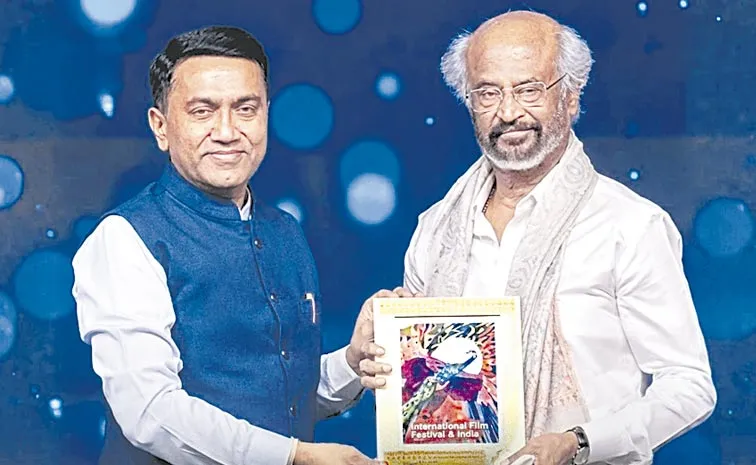 Rajinikanth emotional speech at IFFI