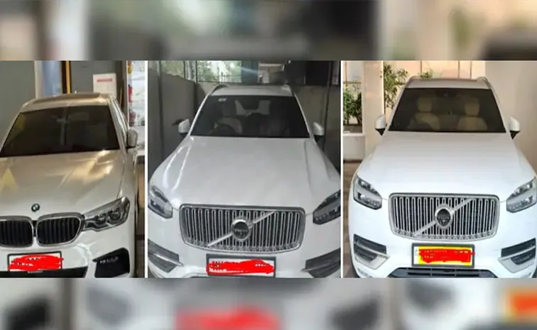 SBI Car Loan Fraud Case ed Seized  BMWs Mercedes Land Rover Cars