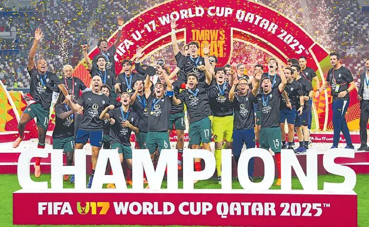 Portugal team becomes champion in the Under 17 World Cup