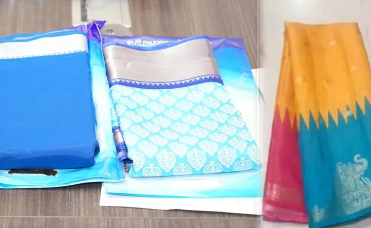 Break In Distribution Of Indiramma Sarees In Telangana