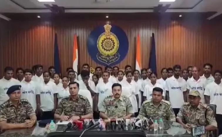 37 Maoists Surrender In Chhattisgarh Dantewada