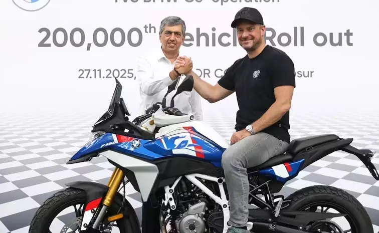 TVS Motor and BMW Motorrad Cross 2 Lakh Production Milestone
