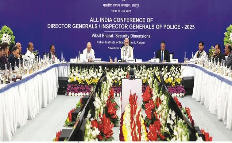 PM Narendra Modi chairs police chiefs meet in Chhattisgarh