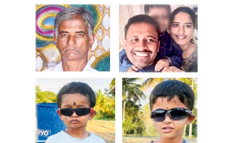 Road accident in Kurnool district 4 dead 