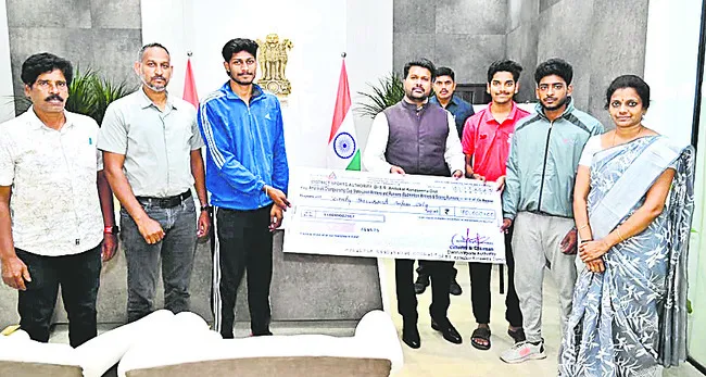 రాష్ట్ర స్థాయి క్రీడా పోటీల్లో ప్రతిభ 