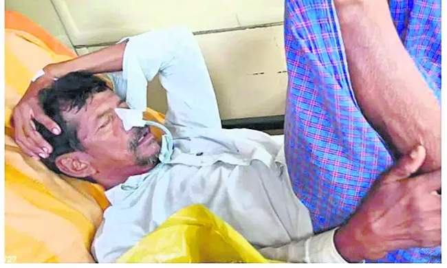 రైతు ఆత్మహత్యాయత్నం
