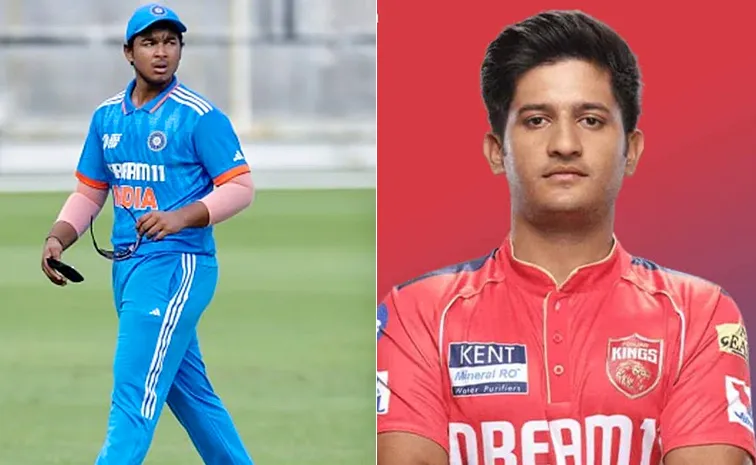 భారత జట్టులో వైభవ్‌ సూర్యవంశీ, ప్రియాంశ్‌ ఆర్య