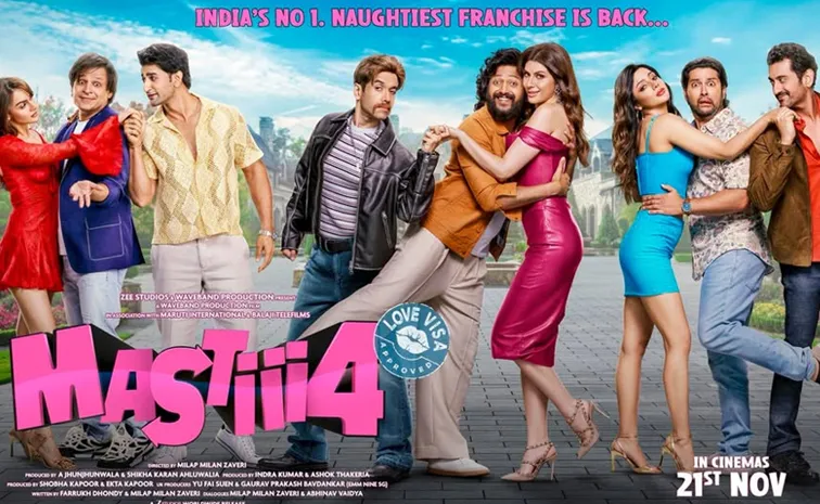Mastiii 4 Movie Official Trailer out now
