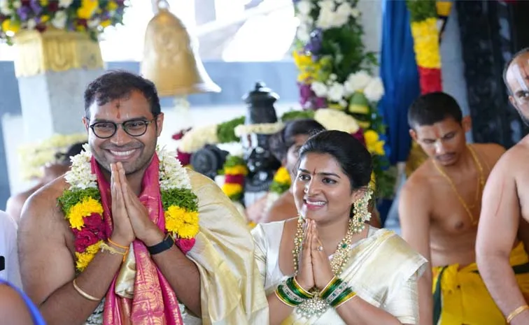 Consecration of Venugopala Swamy Temple  ASBL Spire in Kokapet. 