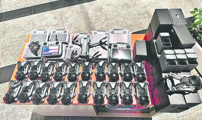 భారీగా డ్రోన్ల స్మగ్లింగ్‌ 