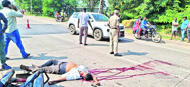 లారీ ఢీకొని రైతు దుర్మరణం 