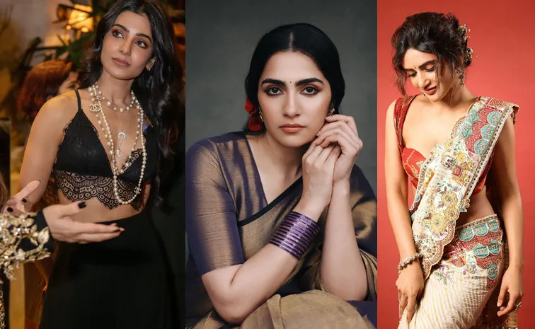 సమంత గ్లామర్.. పాతకాలం హీరోయిన్‌లా రుక్మిణి