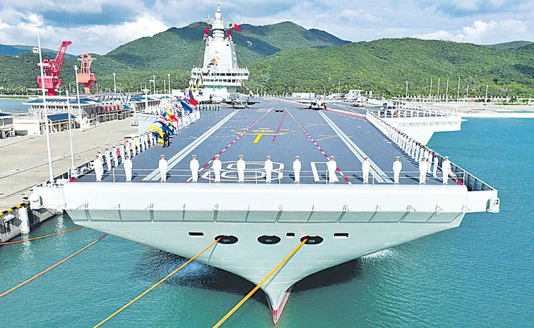 China most advanced aircraft carrier The Fujian enters service