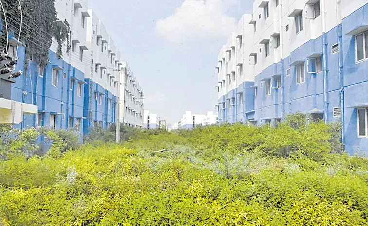TDP govt pending TIDCO houses in Andhra pradesh