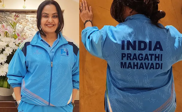 Actress Pragathi Selected Indian Power Lifting Team