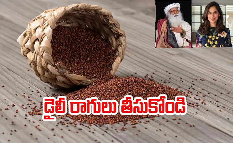 Upasana, recalled Sadhgurus advice on consuming ragi daily